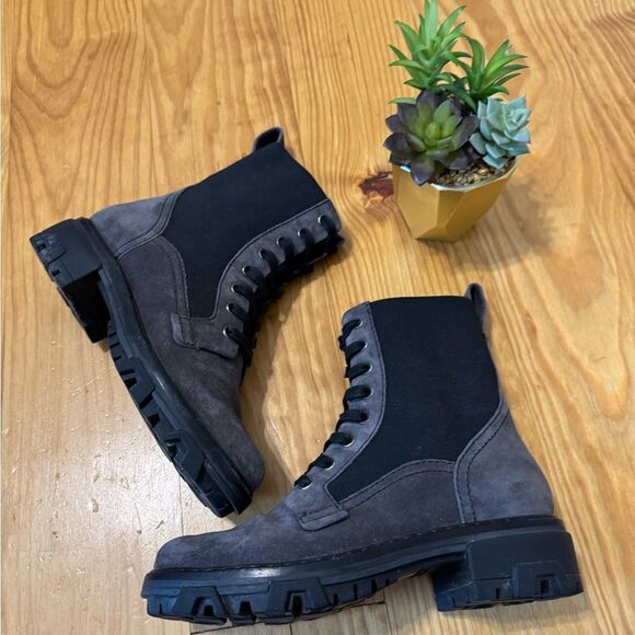 Rag & Bone Shiloh Asphalt Suede Boots Women’s Size: 37.5 (US 7-7.5) - Picture 2 of 13
